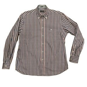 Paul & Shark Yachting Sz 42 plaid long sleeve button down collar/pocket shirt